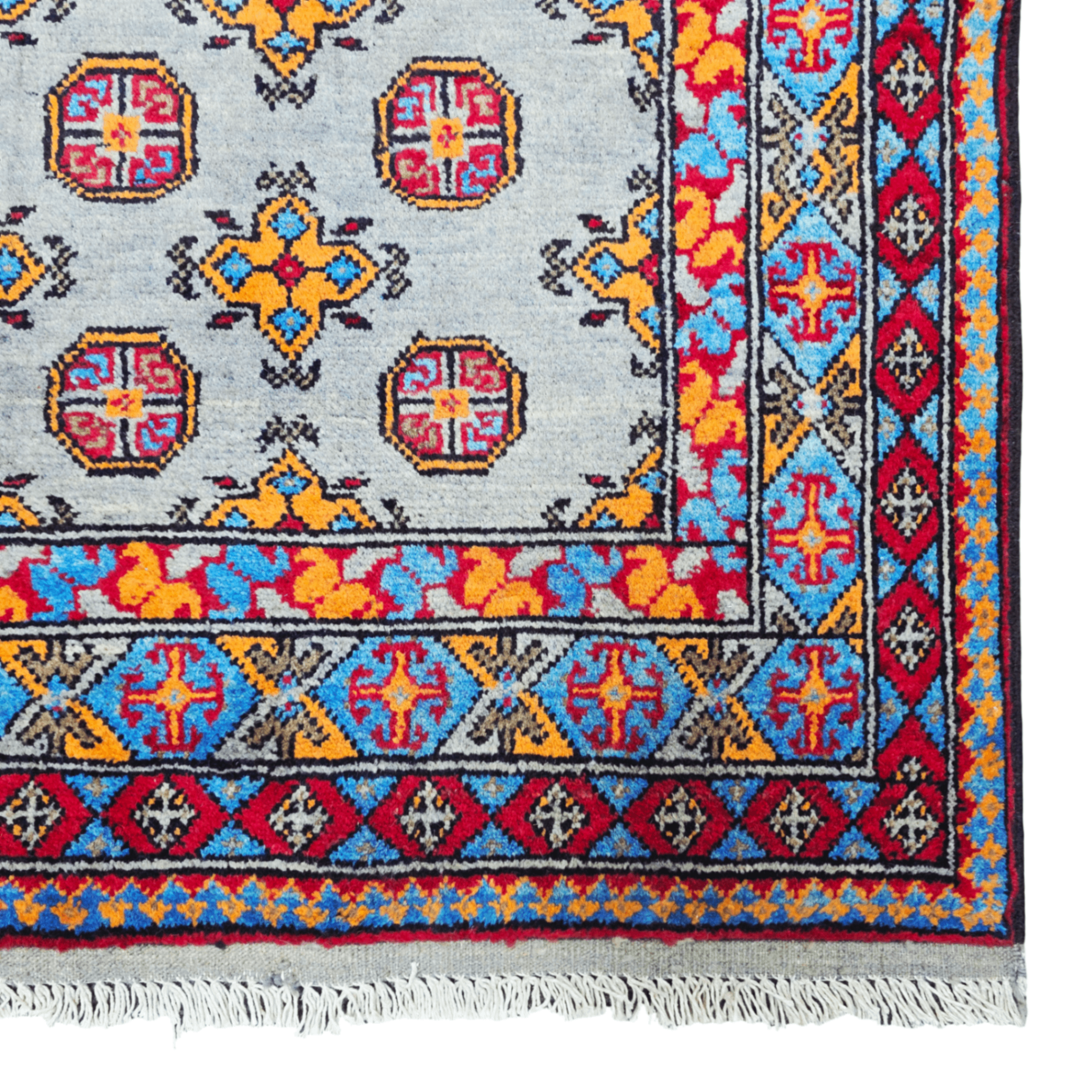 237 x 170 cm Hand-Woven Afghan Akche Rug