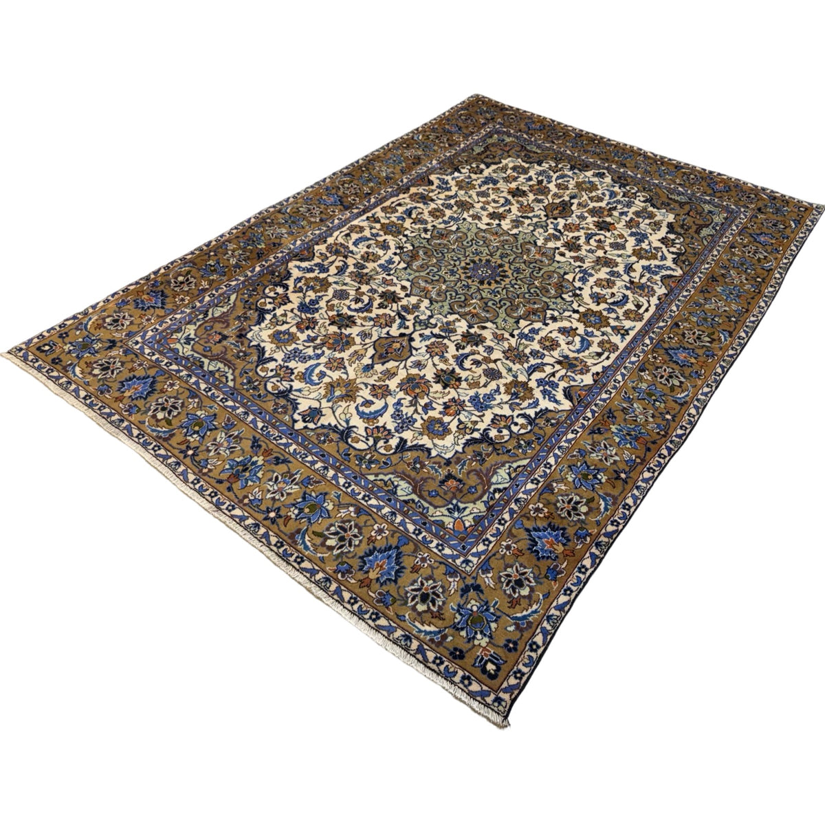 323 x 230 cm Hand Knotted Persian Kashmar Wool Rug