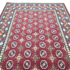 204 x 148 cm Hand-Woven Afghan Akche Rug