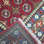 204 x 148 cm Hand-Woven Afghan Akche Rug