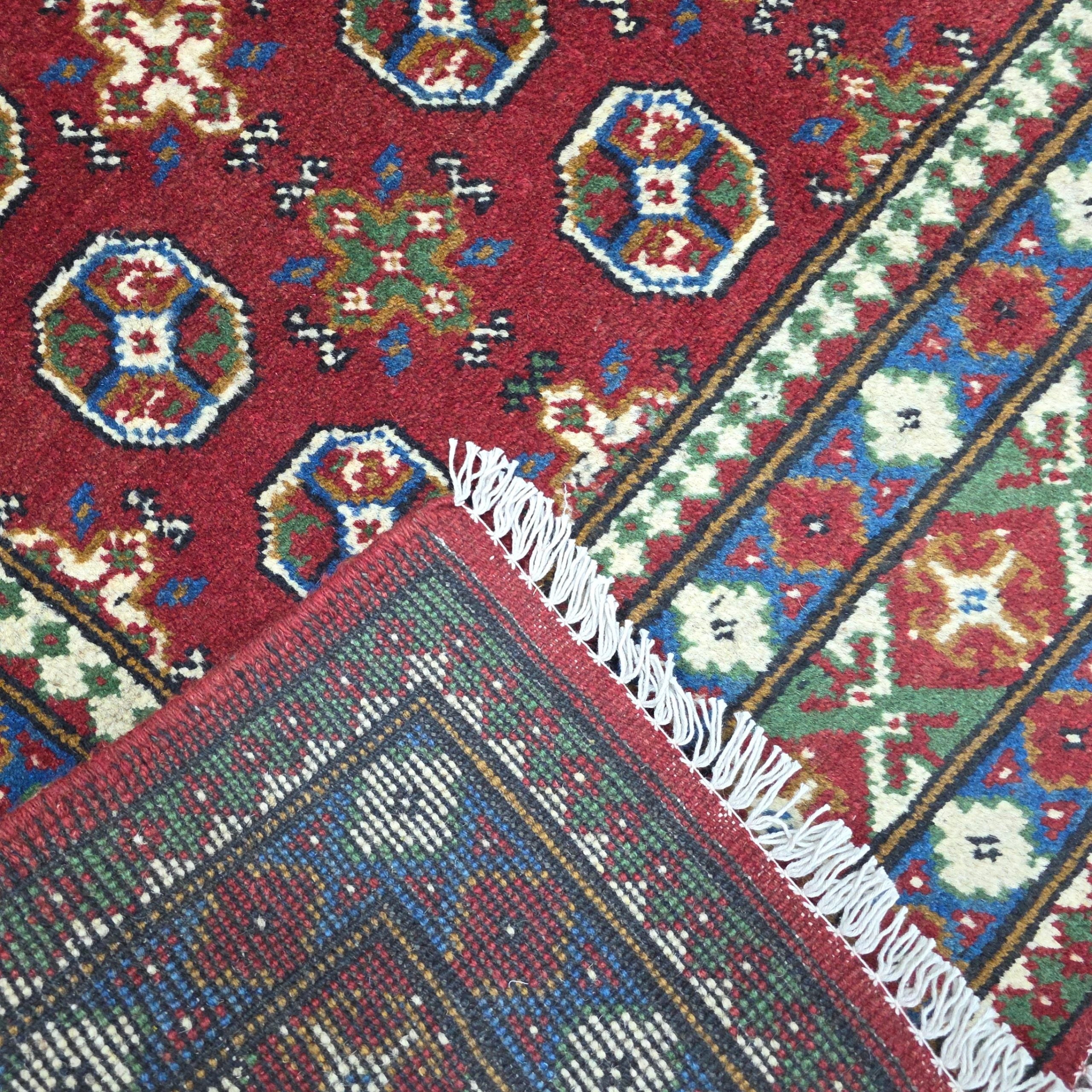 204 x 148 cm Hand-Woven Afghan Akche Rug