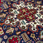 280 x 200 cm Hand-Knotted Persian Geometric Tabriz Rug