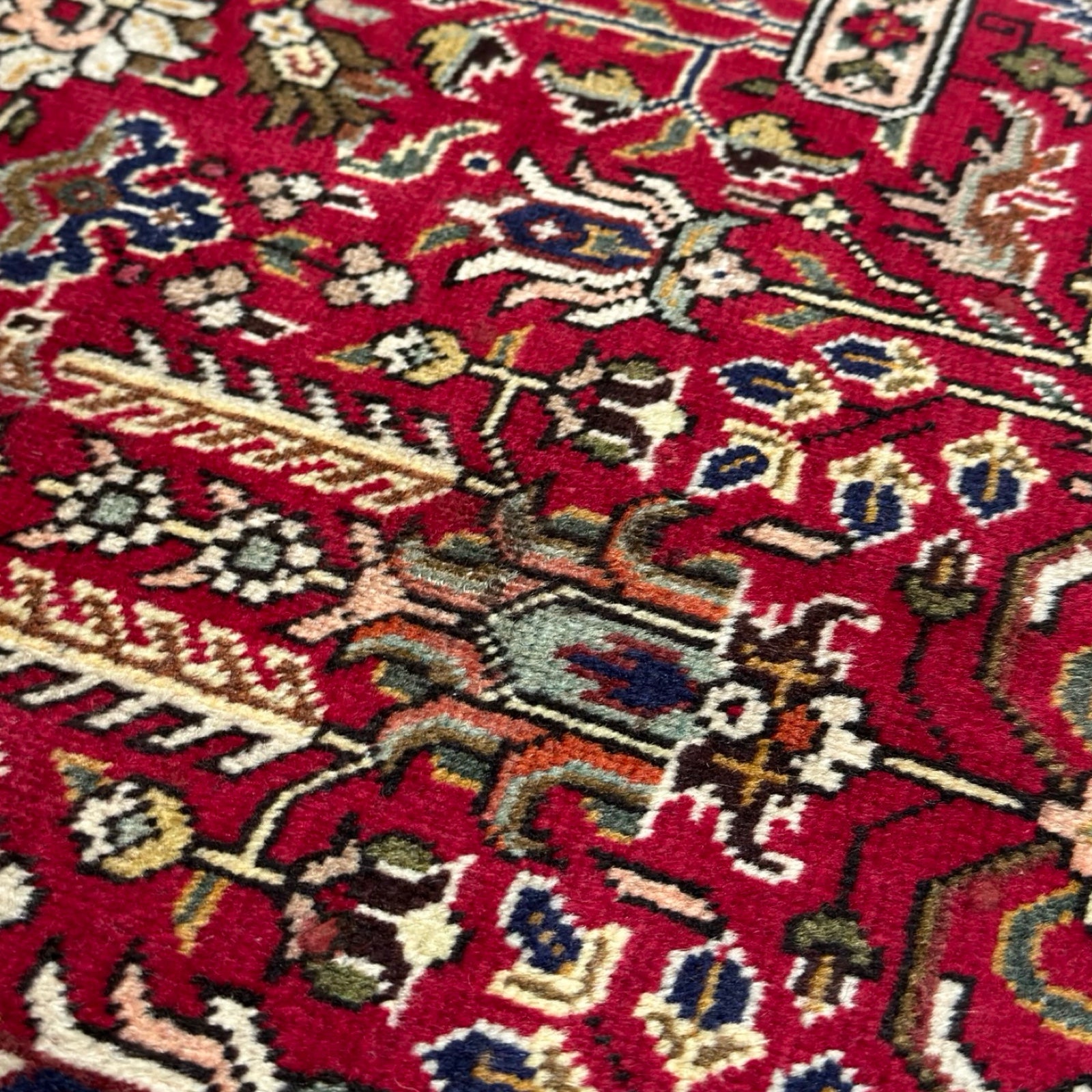 305 x 200 cm Hand-Knotted Persian Tabriz Geometric Rug