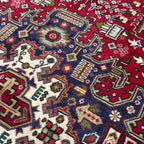 280 x 200 cm Hand-Knotted Persian Geometric Tabriz Rug