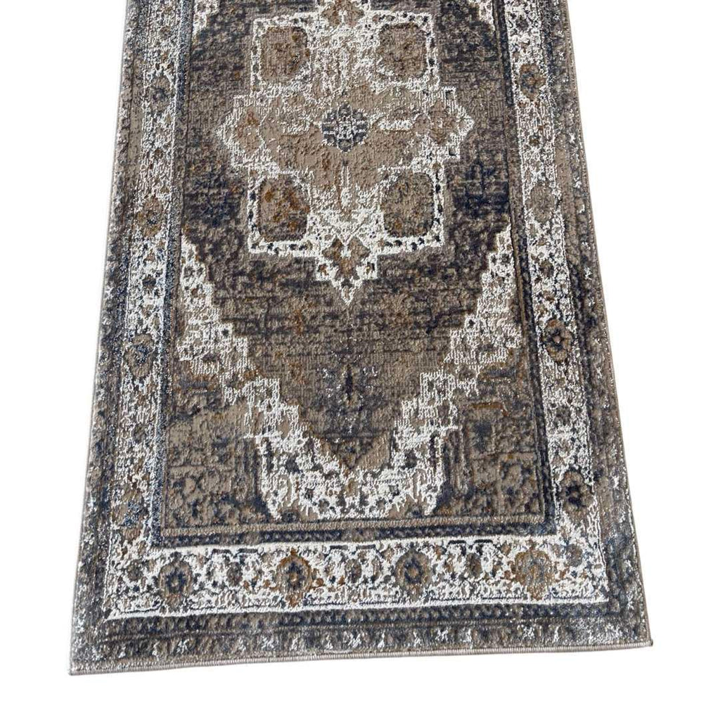 400 x 80 cm Persian Vintage Machine-Made Runner Rug