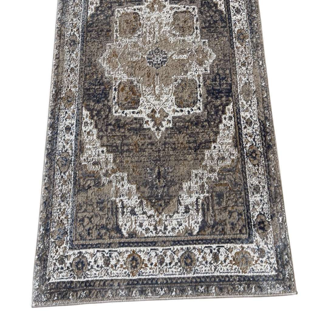 400 x 80 cm Persian Vintage Machine-Made Runner Rug