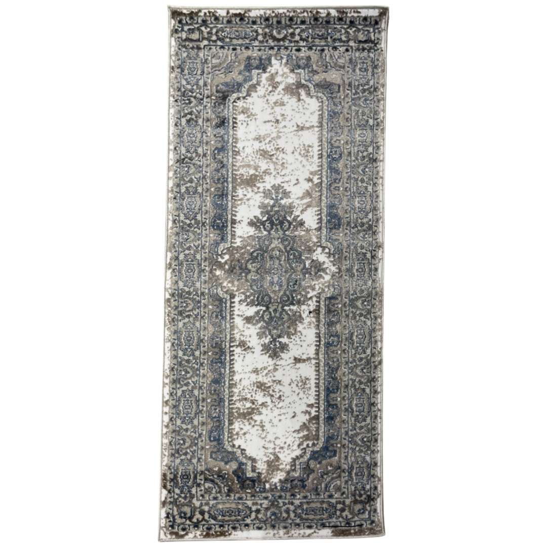 150 x 80 cm Vintage Kirman Design Machine Made Rug