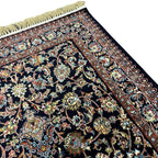 Black and gold Persian rug detail