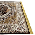 340 x 240 cm Machine Made Persian Design Brown Rug
