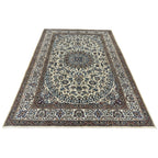 345 x 241 cm Hand Knotted Persian Nain 9la – Silk And Wool Rug