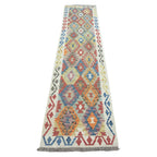 274 x 73 cm Hand-Woven Afghan Kilim Runner Rug