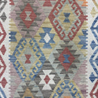 274 x 73 cm Hand-Woven Afghan Kilim Runner Rug