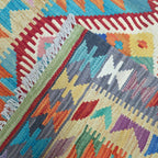 125 x 84 cm Hand Woven Afghan Kilim Rug