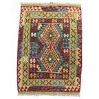 147 x 103 cm Hand-Woven Afghan Kilim Rug