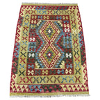 147 x 103 cm Hand-Woven Afghan Kilim Rug