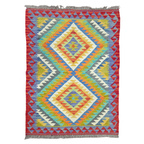 125 x 84 cm Hand Woven Afghan Kilim Rug
