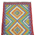 125 x 84 cm Hand Woven Afghan Kilim Rug