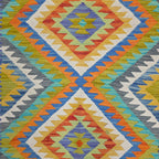 125 x 84 cm Hand Woven Afghan Kilim Rug