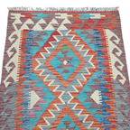 120 x 81 cm Hand Woven Afghan Kilim Rug