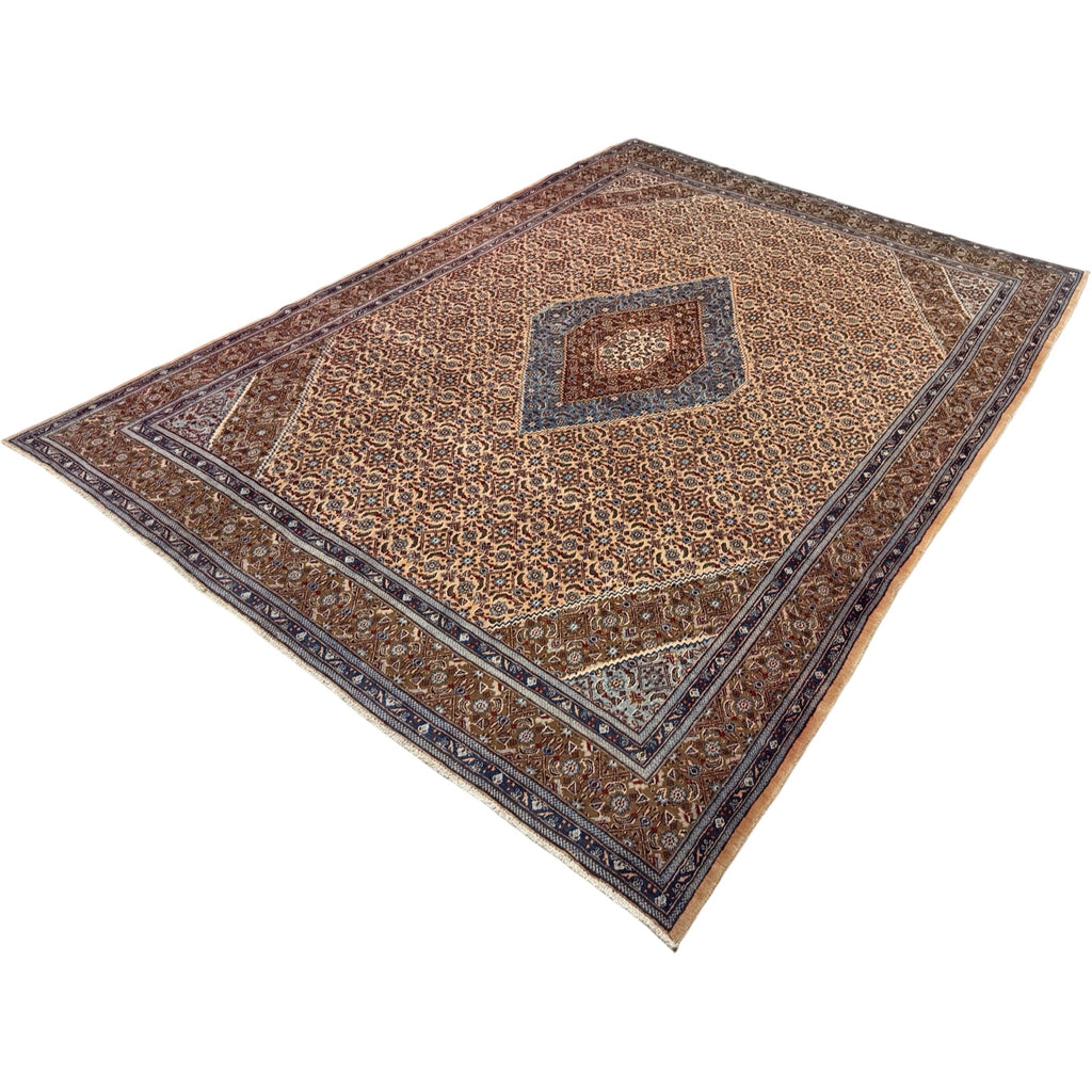 356 x 256 cm Hand Knotted Vintage Persian Bidjar – Wool Rug