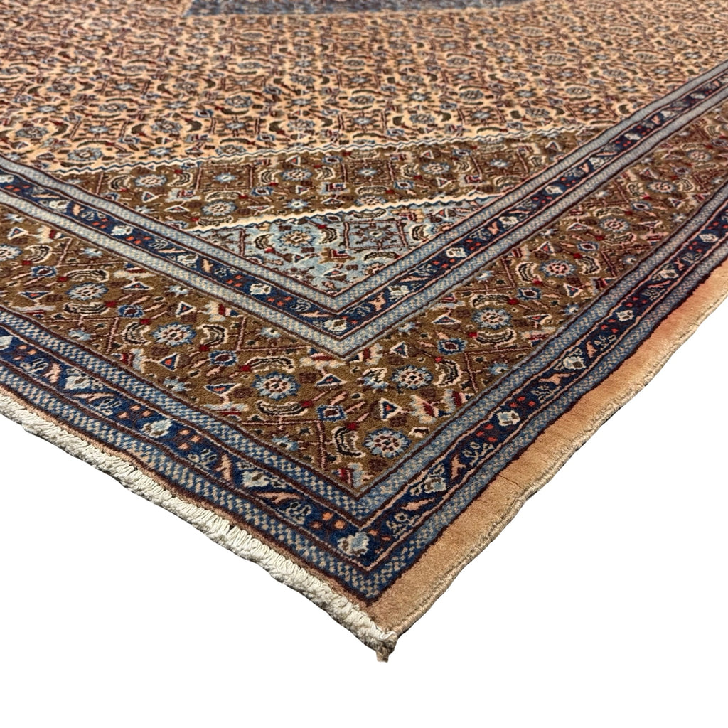 356 x 256 cm Hand Knotted Vintage Persian Bidjar – Wool Rug