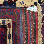 284 x 190 cm Afghan Kilim Barjesta with Bold Botanical Medallions – Handwoven Wool