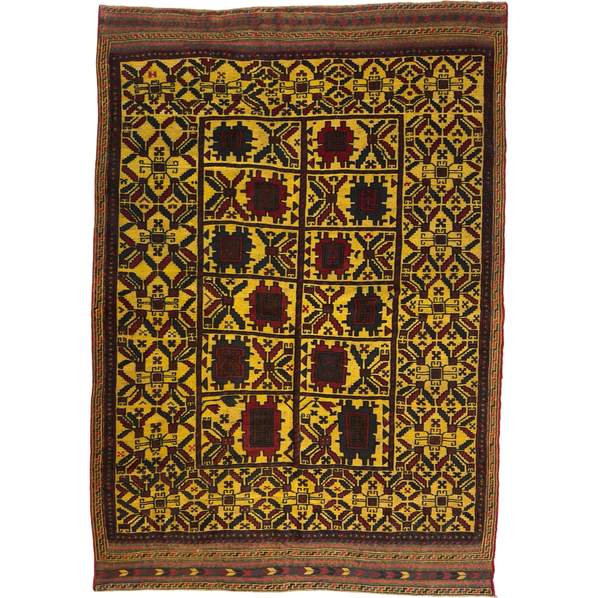 300 x 200 cm Tribal Afghan Kilim-Barjesta Handwoven Wool Rug