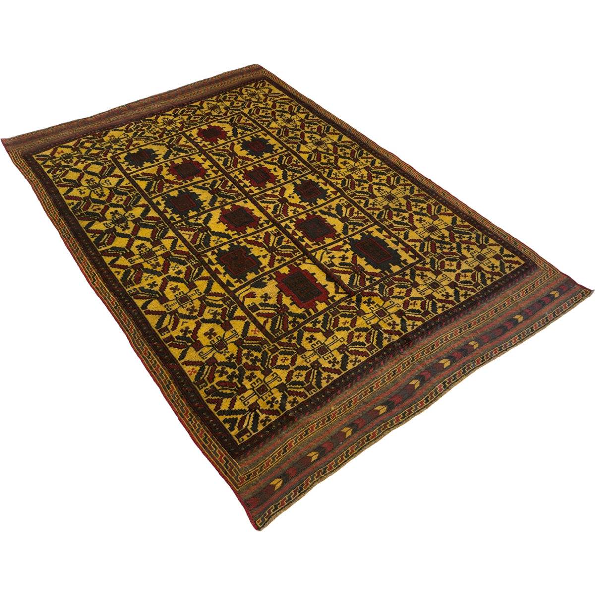 300 x 200 cm Tribal Afghan Kilim-Barjesta Handwoven Wool Rug