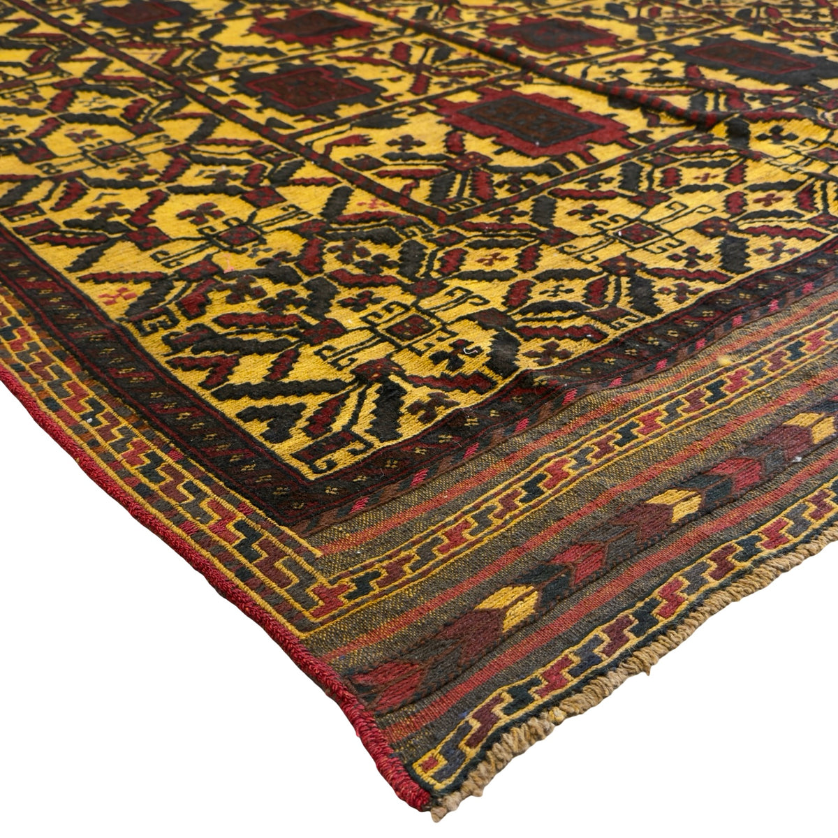300 x 200 cm Tribal Afghan Kilim-Barjesta Handwoven Wool Rug