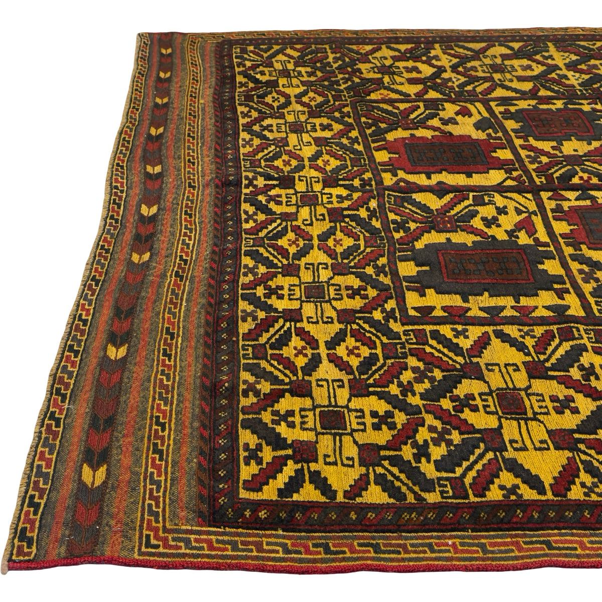 300 x 200 cm Tribal Afghan Kilim-Barjesta Handwoven Wool Rug
