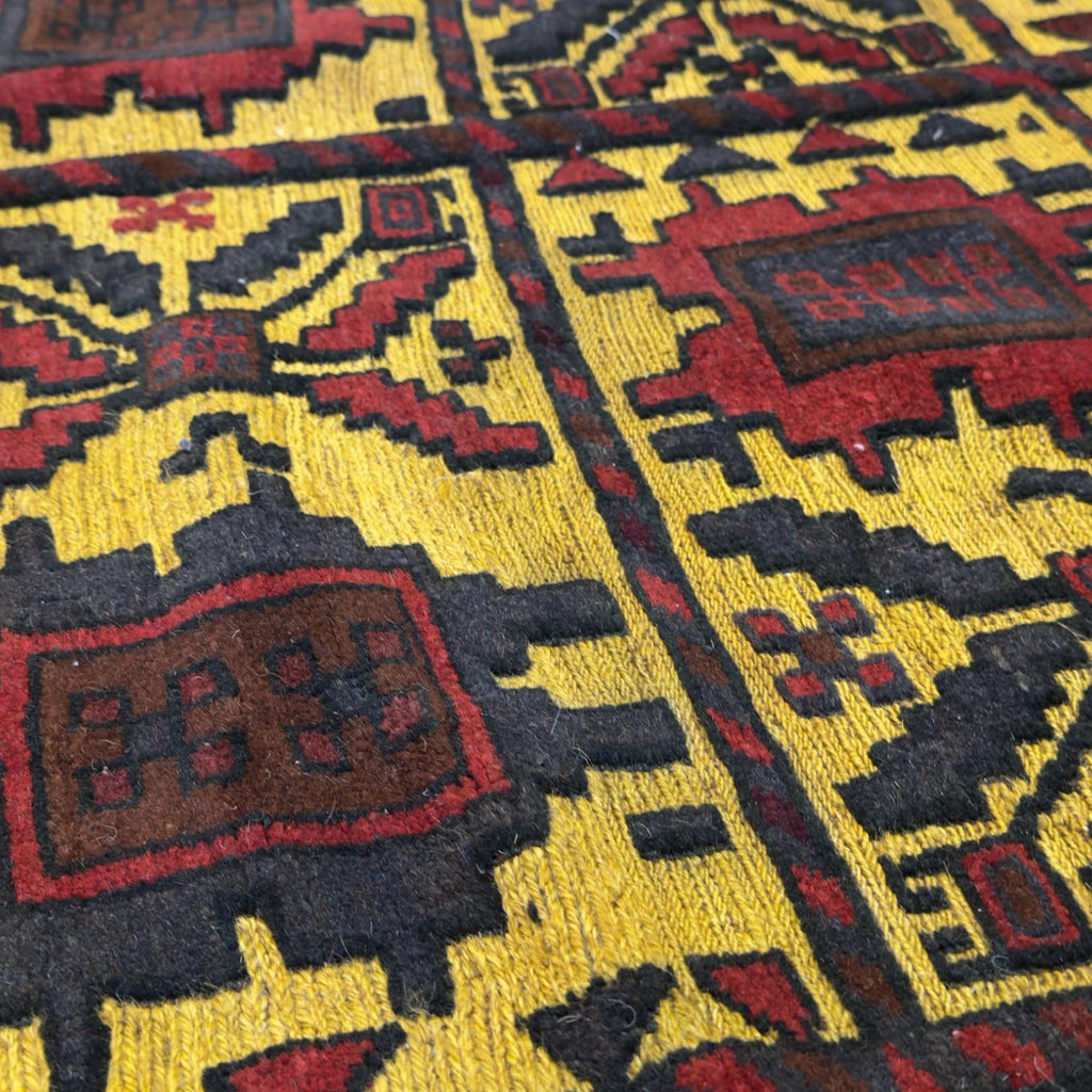 300 x 200 cm Tribal Afghan Kilim-Barjesta Handwoven Wool Rug