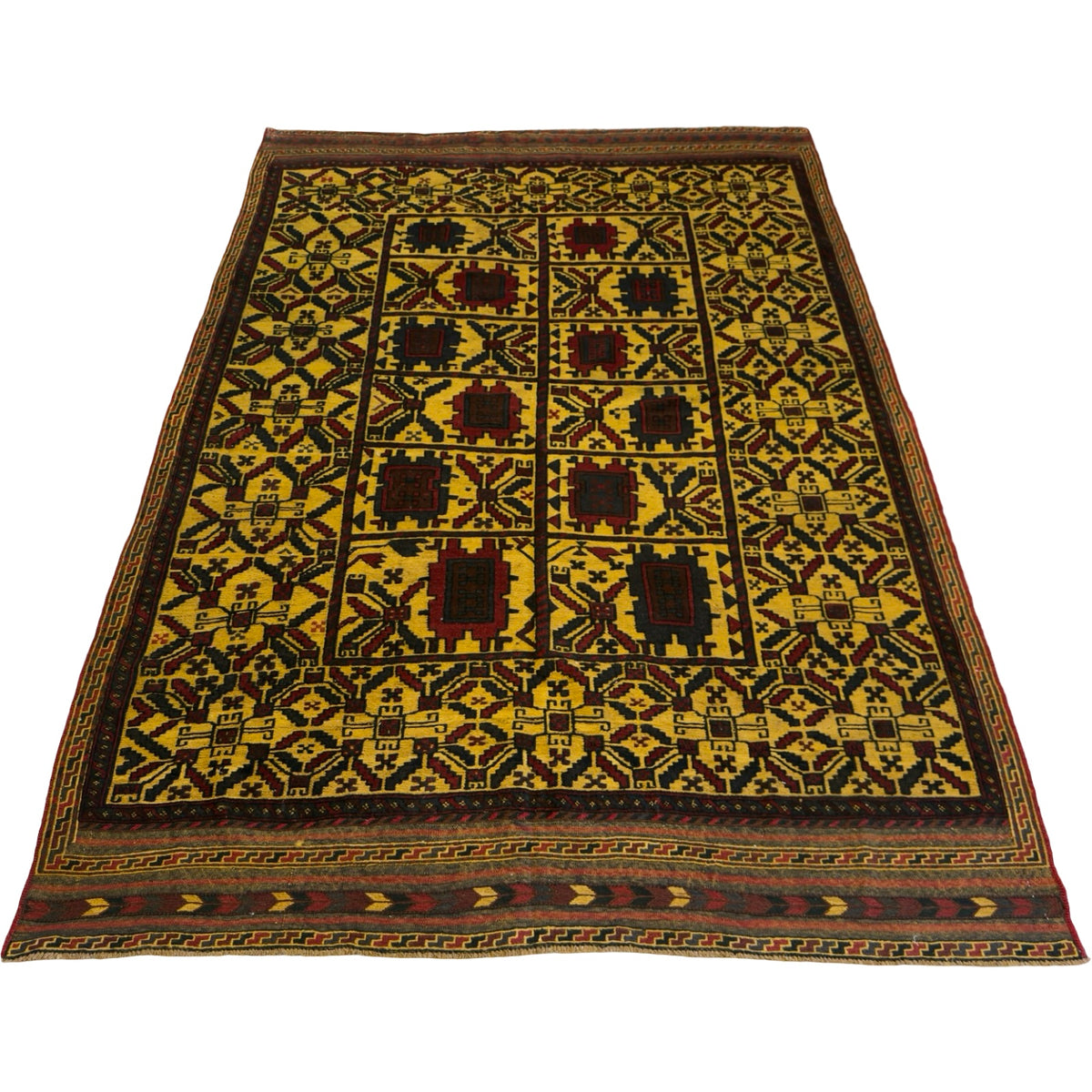 300 x 200 cm Tribal Afghan Kilim-Barjesta Handwoven Wool Rug