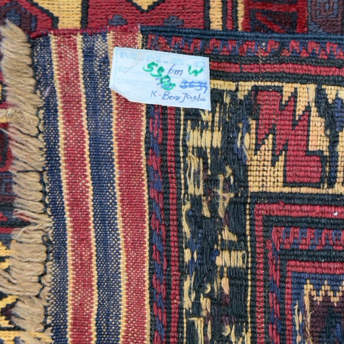 300 x 200 cm Hand Woven Tribal Kilim Barjesta Rug