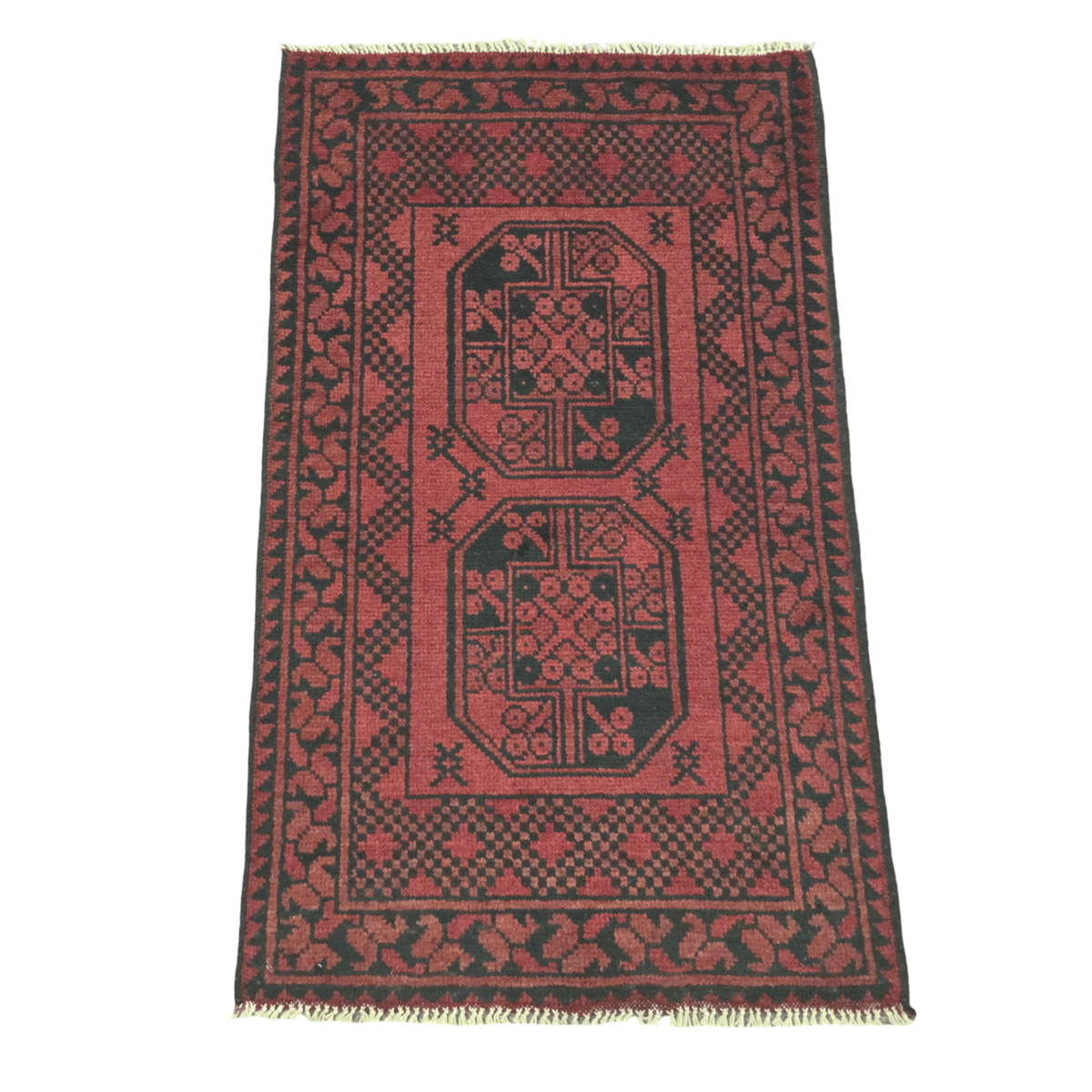 120 x 75 cm Hand-Woven Color Afghan Akche