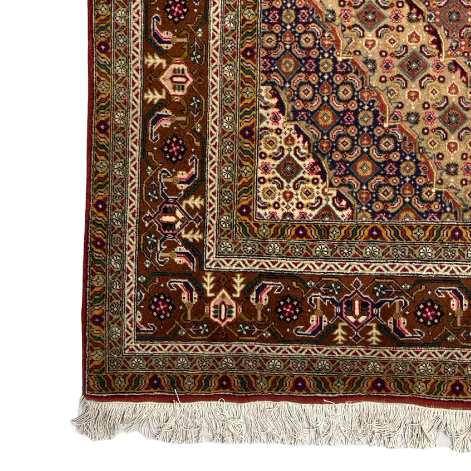 340 x 250 cm Hand-Knotted Persian Bijar Vintage Rug