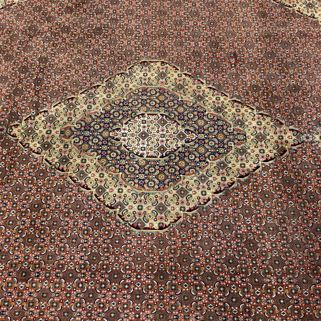 340 x 250 cm Hand-Knotted Persian Bijar Vintage Rug