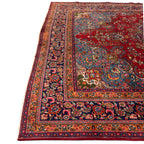 400 x 290 cm Large Persian Mashad Hand-Knotted Wool Rug