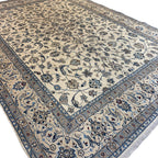 355 x 250 cm Hand Knotted Nain Afshan – Wool & Silk Rug