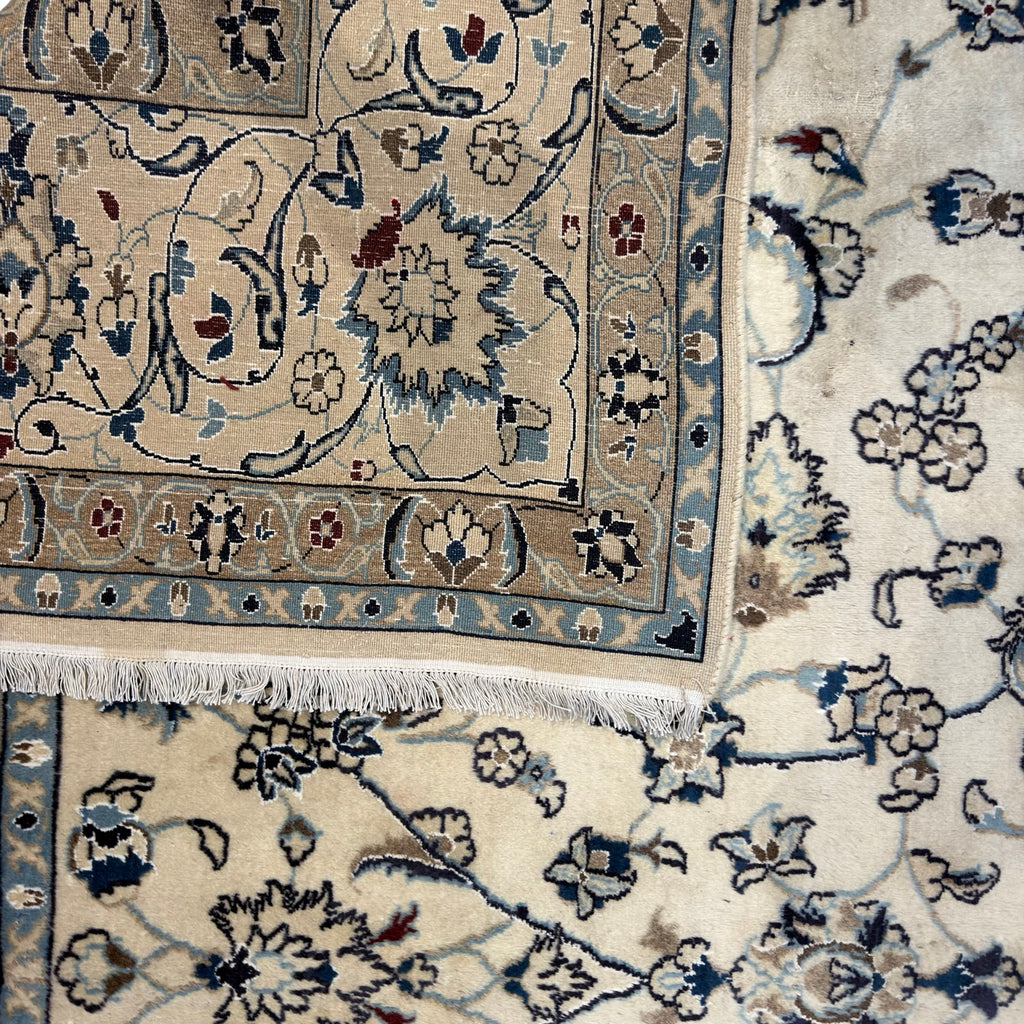 355 x 250 cm Hand Knotted Nain Afshan – Wool & Silk Rug