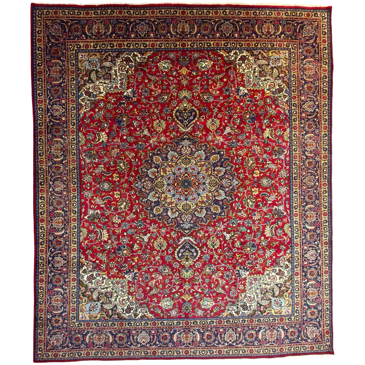 385 x 300 cm Hand Knotted Persian Tabriz – Wool Rug