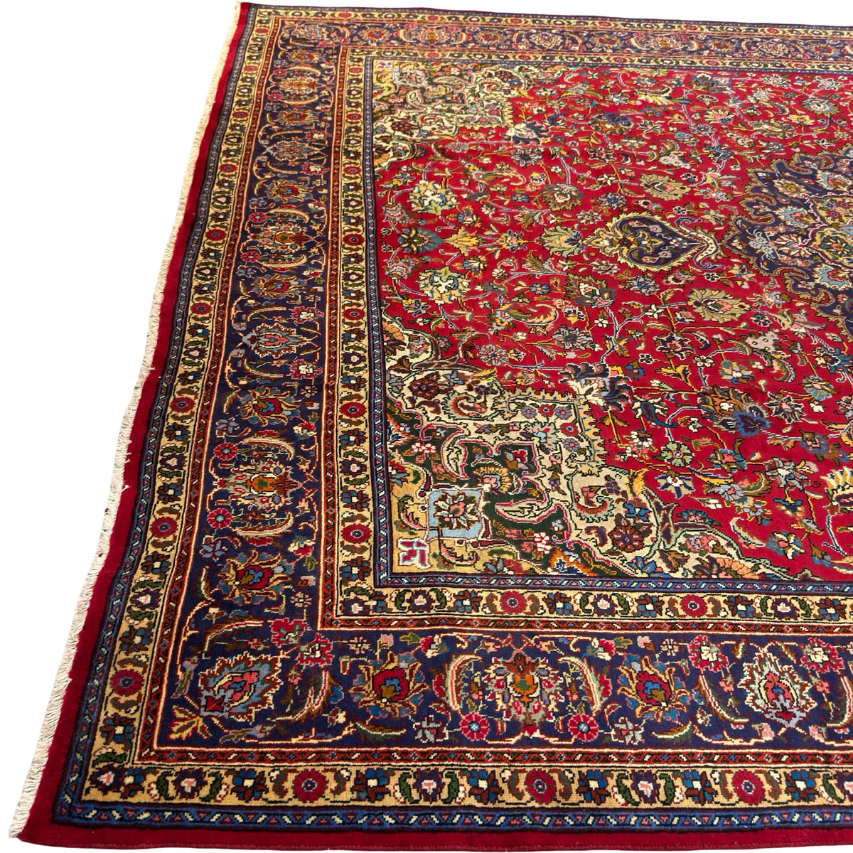 385 x 300 cm Hand Knotted Persian Tabriz – Wool Rug