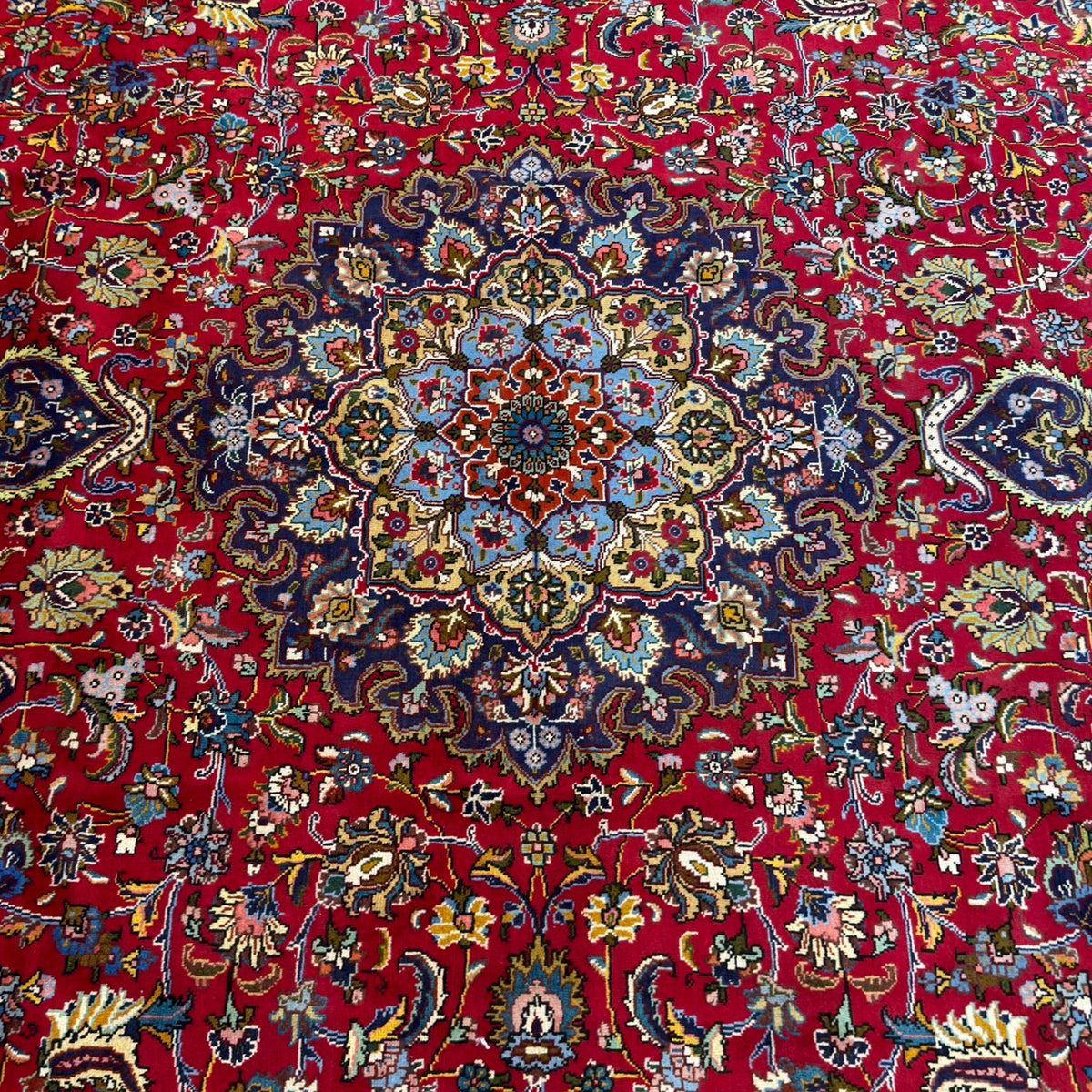 385 x 300 cm Hand Knotted Persian Tabriz – Wool Rug