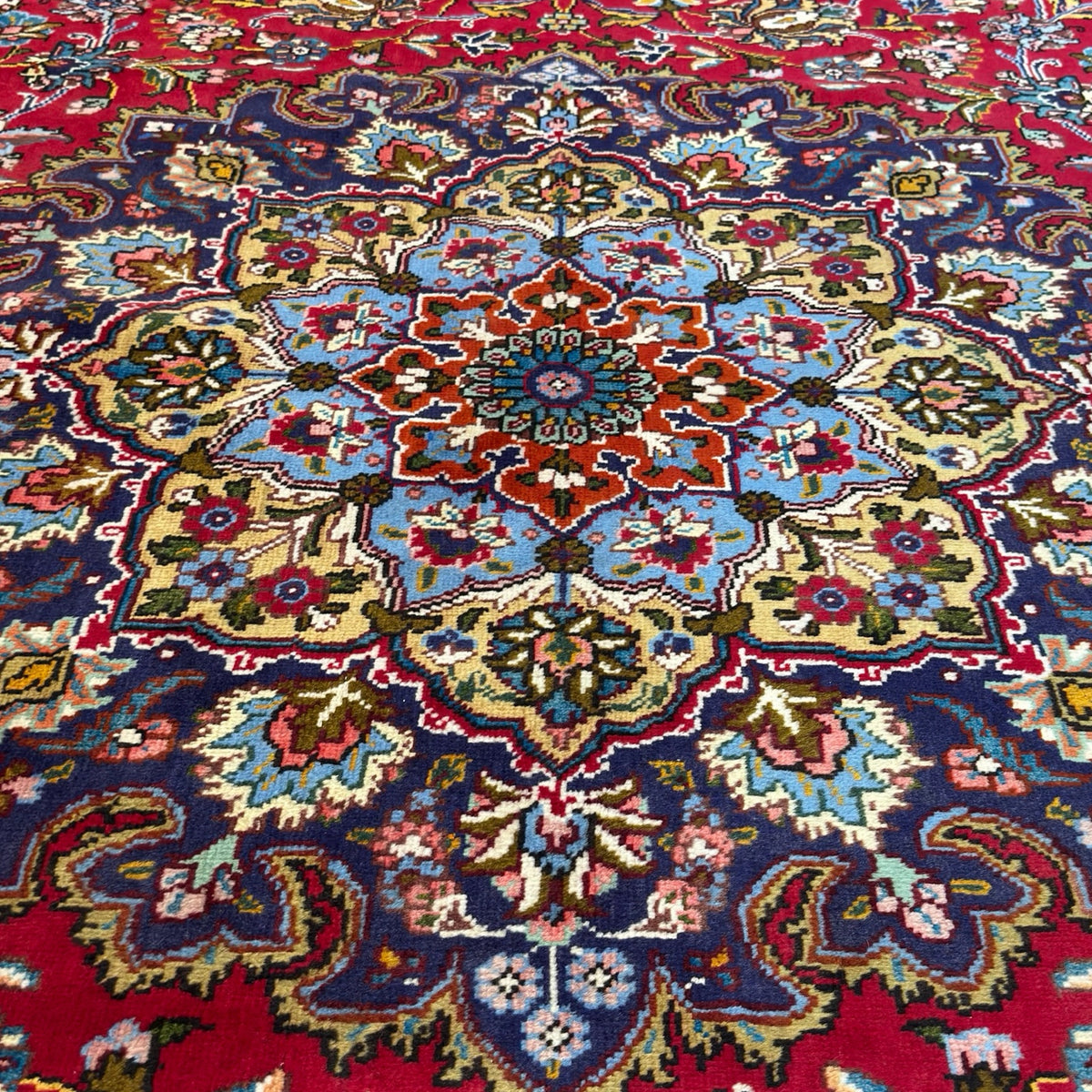 385 x 300 cm Hand Knotted Persian Tabriz – Wool Rug