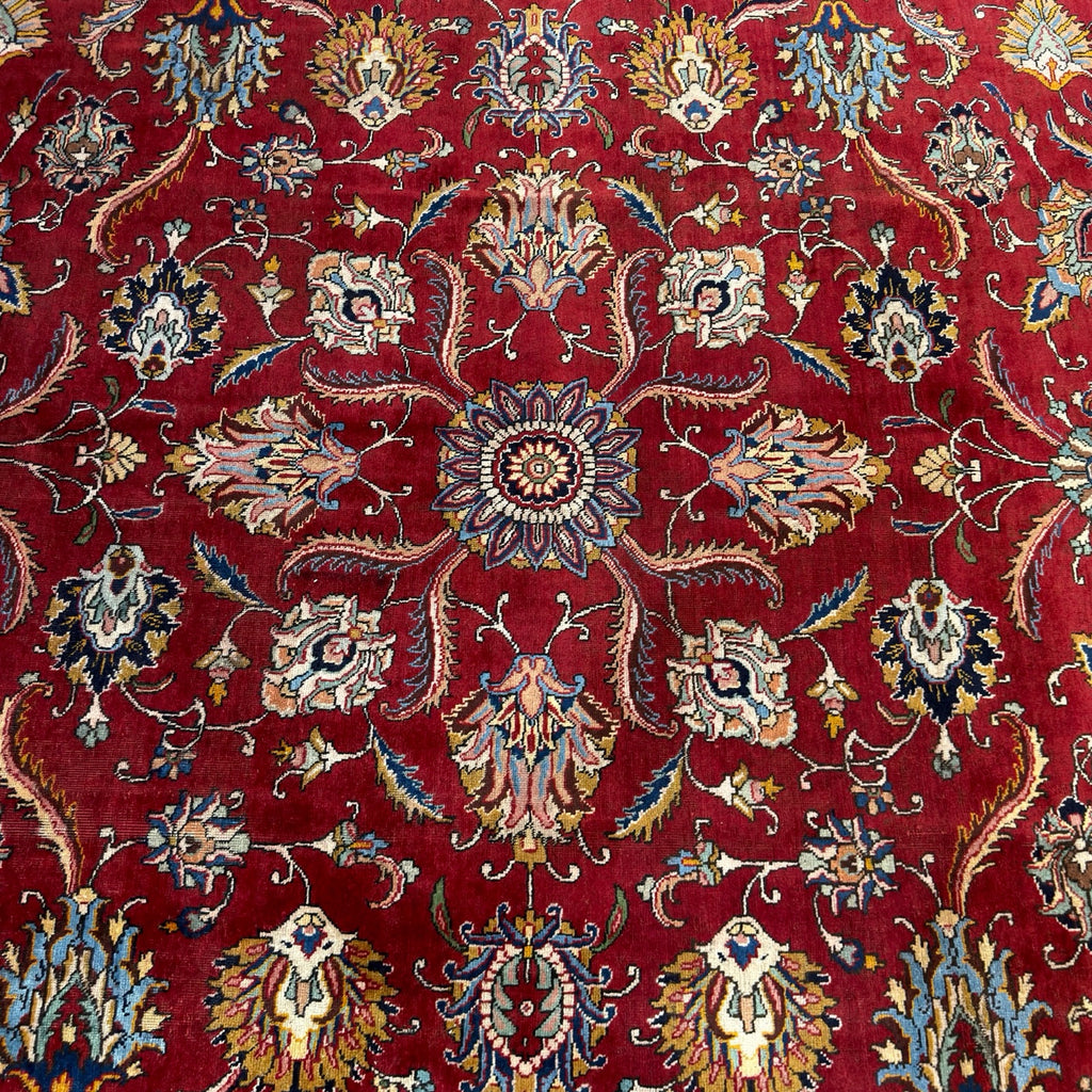 395 x 295 cm Hand Knotted Tabriz All Over – Wool Rug