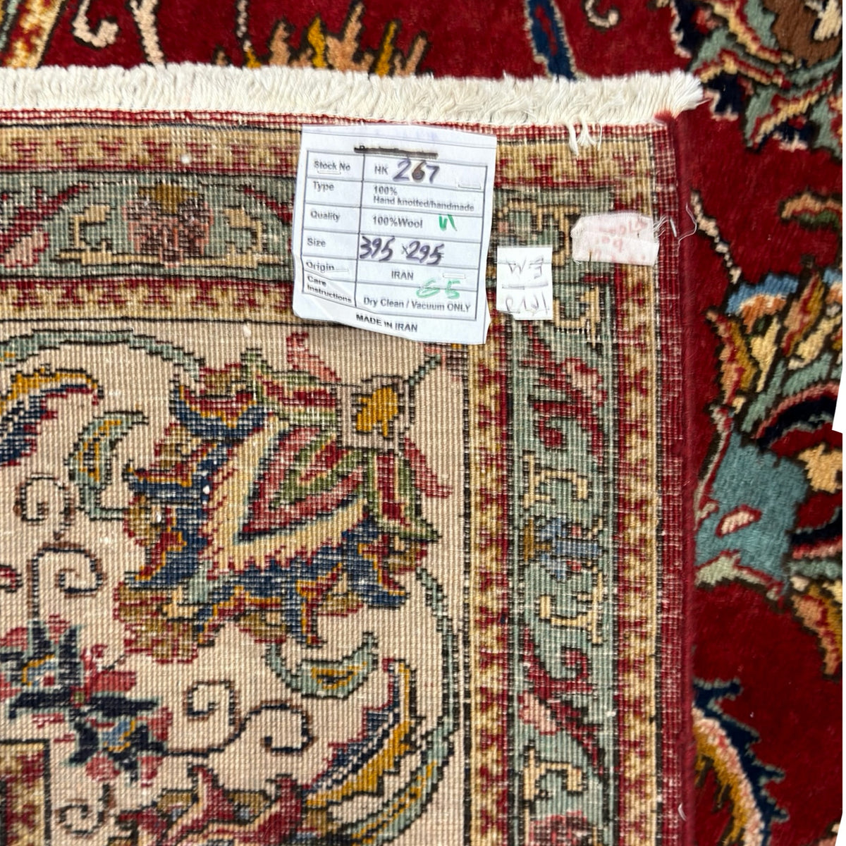 395 x 295 cm Hand Knotted Tabriz All Over – Wool Rug