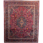 395 x 305 cm Hand Knotted Persian Sabzewar – Wool Rug