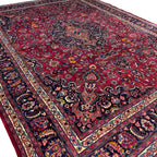 395 x 305 cm Hand Knotted Persian Sabzewar – Wool Rug
