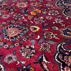 395 x 305 cm Hand Knotted Persian Sabzewar – Wool Rug