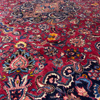 395 x 305 cm Hand Knotted Persian Sabzewar – Wool Rug