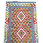 125 x 84 cm Hand Woven Afghan Kilim Rug